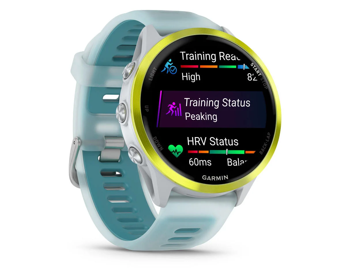 Garmin Forerunner 570 Smartwatch (Whitestone/Amp Yellow) (47mm) - view 3